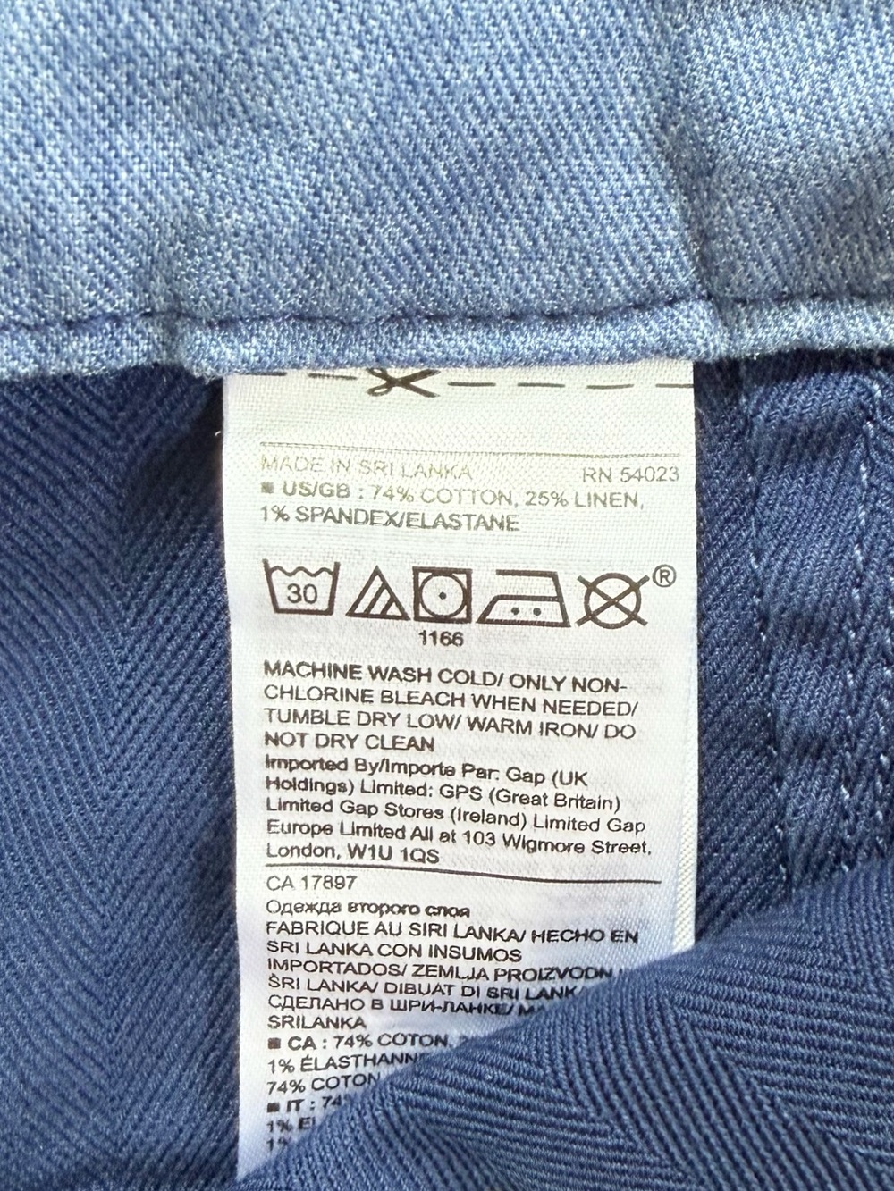 Banana Republic Blue Cotton Linen Blend Patch Pocket Utility Shorts Heritage - Picture 4 of 8